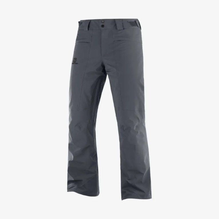 Black Salomon Brilliant Men's Ski Pants | PH 42981A